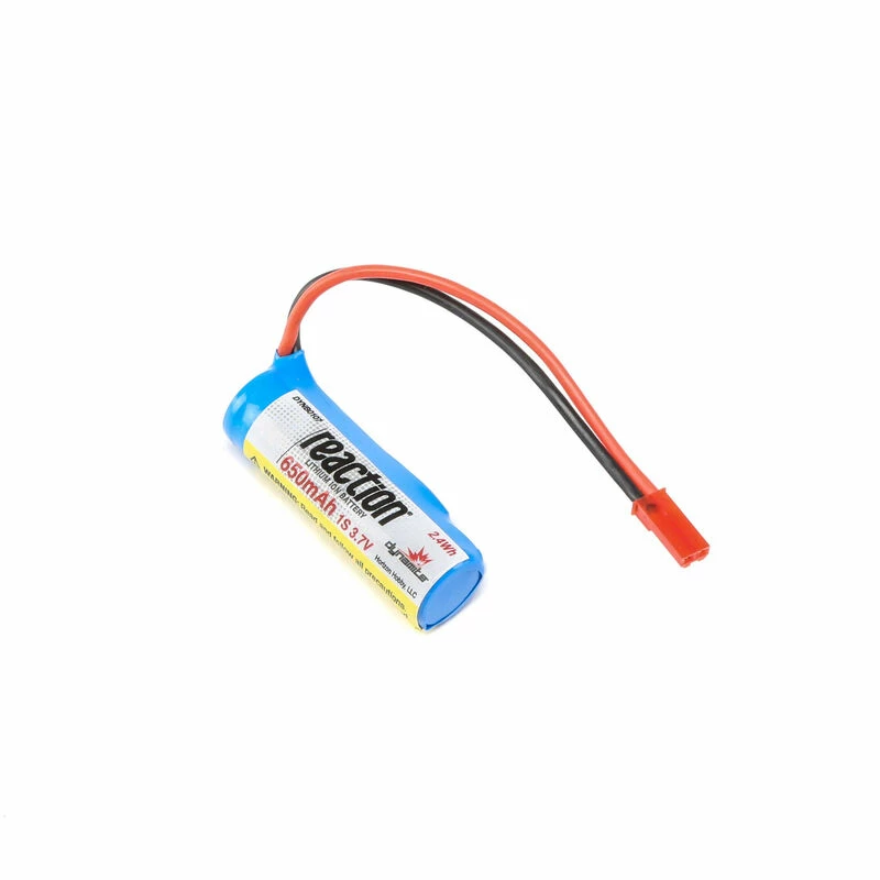Pro Boat 3.7V 650mAh 1S React 9 LiIon: JST for Parts 1 Pro Boat 3.7V 650mAh 1S React 9 LiIon: JST for Parts