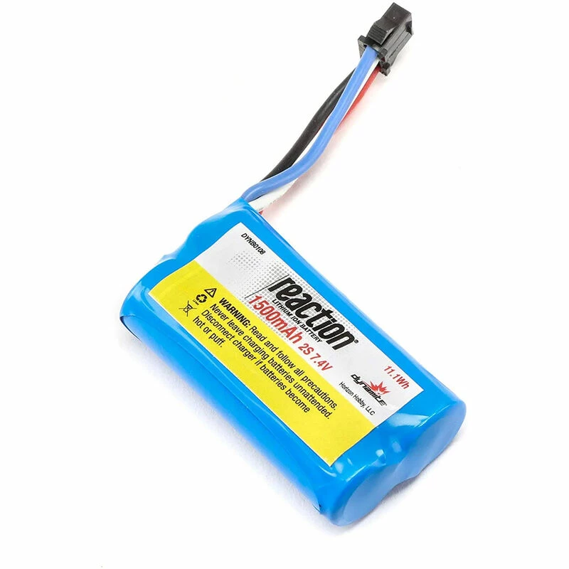 Pro Boat 7.4V 1500mAh 2S LiIon: PRB React 17 for Parts 1 Pro Boat 7.4V 1500mAh 2S LiIon: PRB React 17 for Parts