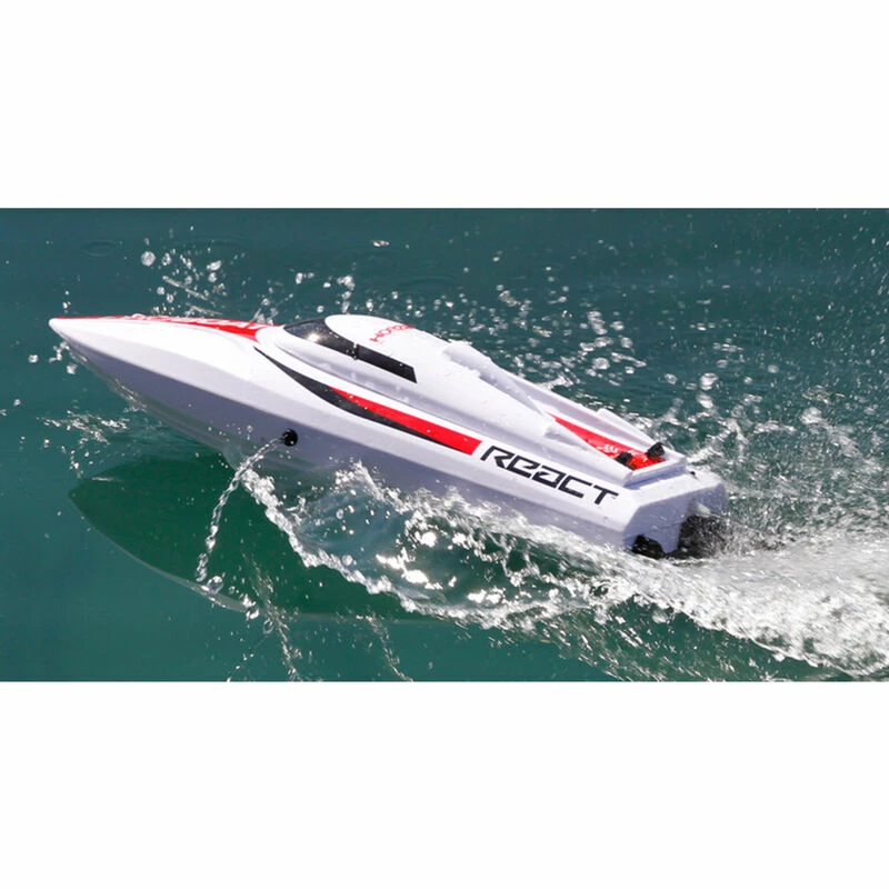Pro Boat React 17" Self-Righting Brushed Deep-V RTR for Electric Boats 2 Pro Boat React 17" Self-Righting Brushed Deep-V RTR for Electric Boats - Image 2