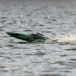 Pro Boat Impulse 32" Brushless Deep-V RTR with Smart, Black/Green for Electric Boats -Pro Boat RC Boats Sales PRB08037T1 A21 V5WG1KGS