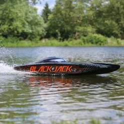 Pro Boat Blackjack 42" 8S Brushless Catamaran RTR: Black/Orange for Electric Boats -Pro Boat RC Boats Sales PRB08043T1 A1 NZHMH11L