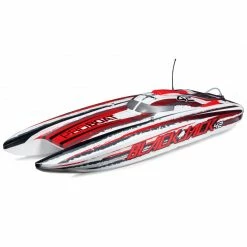 Pro Boat Blackjack 42" 8S Brushless Catamaran RTR: White/Red - SCRATCH & DENT for Electric Boats